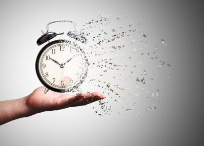 clock-dissolving-into-little-particles-time-can-return-never-wait-anyone-time-management-concept